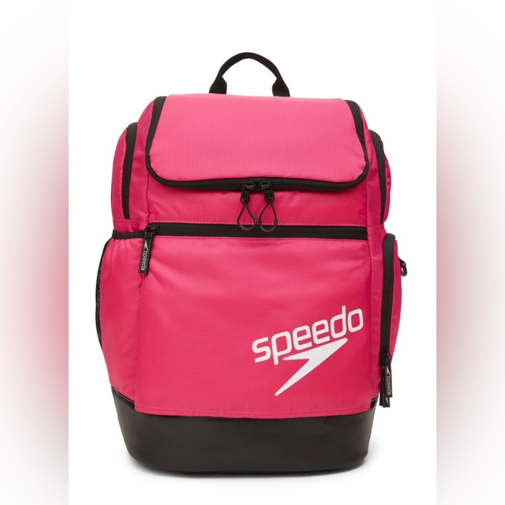 Speedo Vibrant Pink and Black Backpack